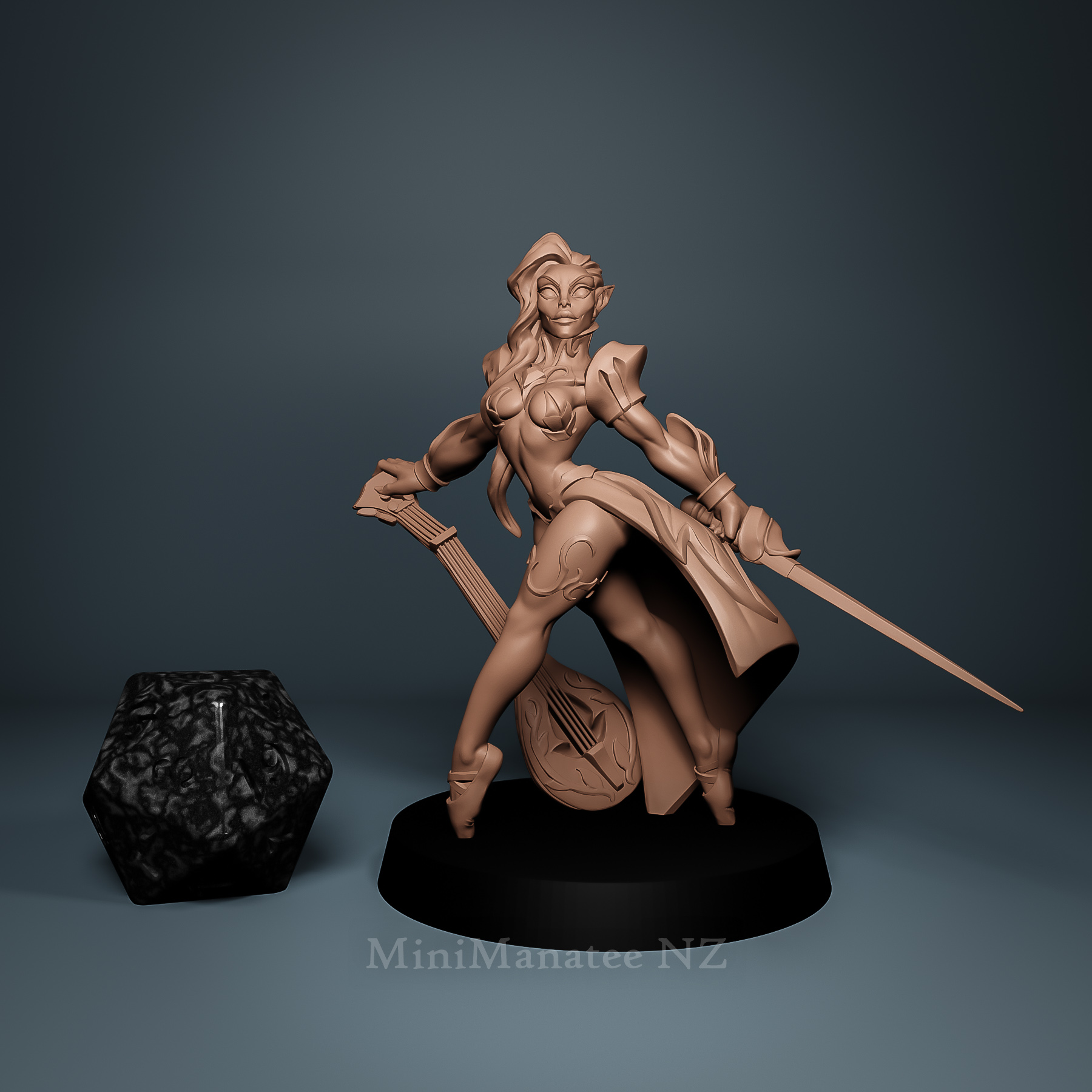 Artisan Guild: Sylvan Knights: Kilia the Ballet Queen (Pin-up) :: Mini Manatee New Zealand